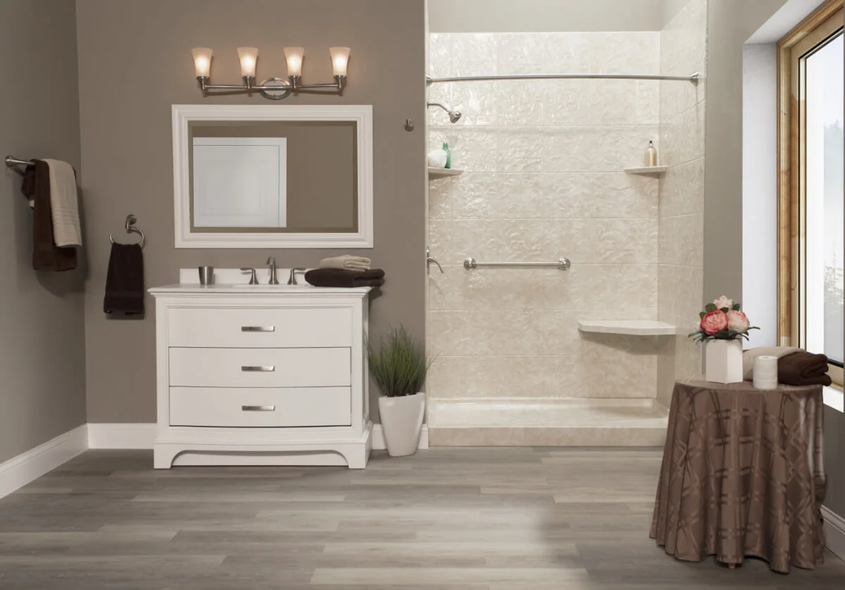 travertine-oversized-bn-1960 Walk-in Shower Renovation San Diego, CA