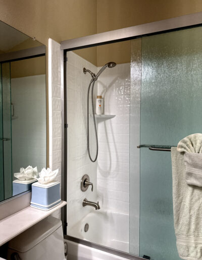 A stunning full bathroom remodel in Encinitas